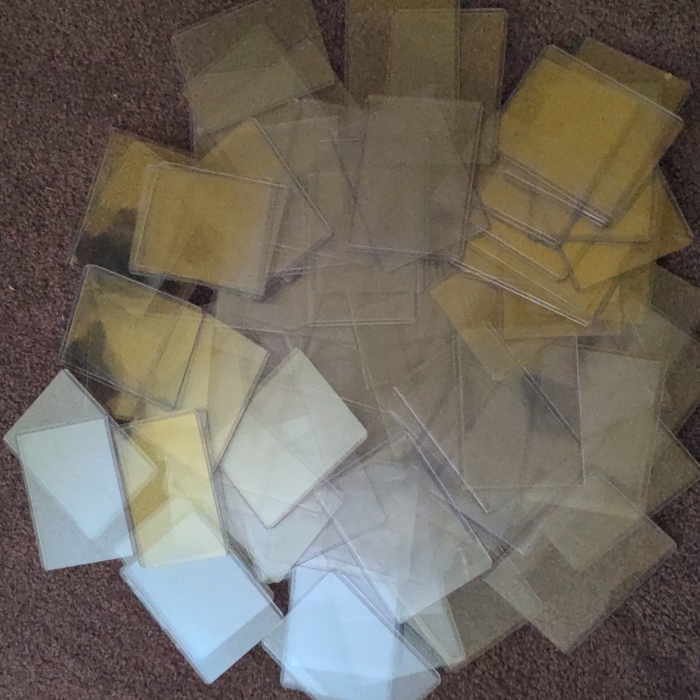 Hard Plastic Trading Card sleeves